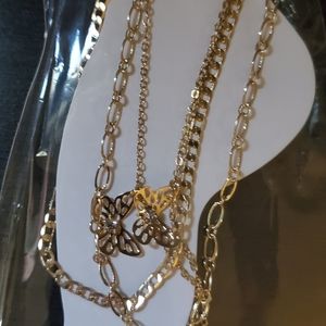 Butterfly Charms Chain Anklet